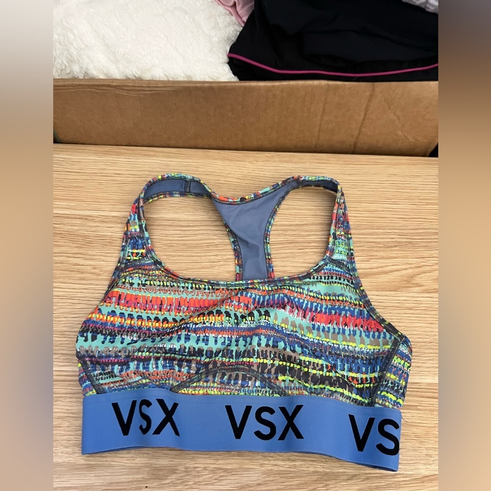 VSX - The Player Medium Support Racerback Multicolor Sports Bra